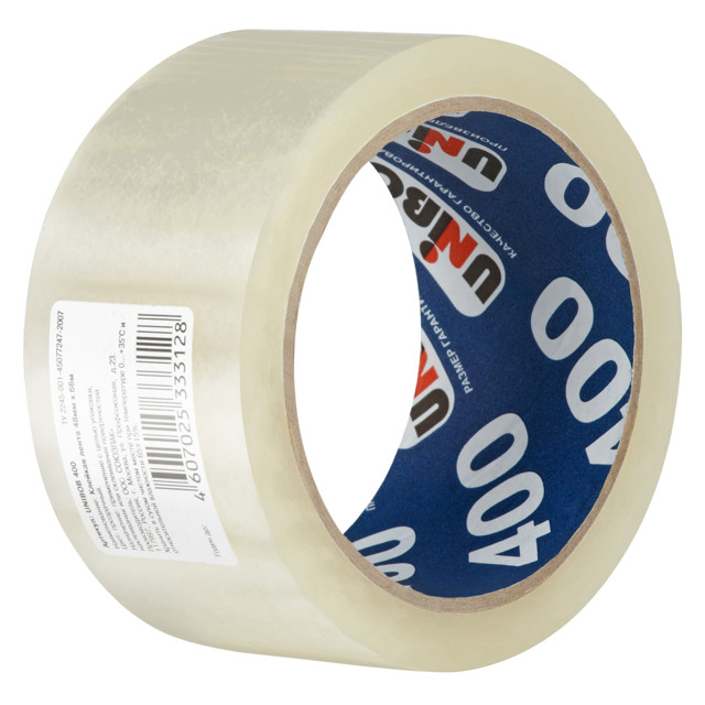 лента клейкая 48мм х 66м упаковочная прозрачная, арт.64493