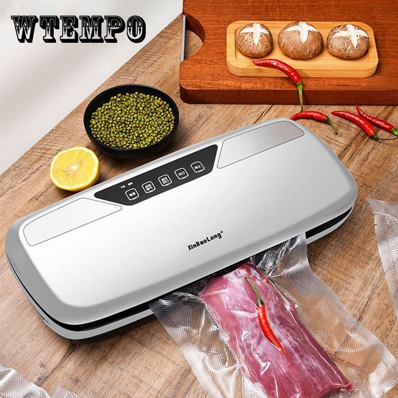Кухонная вакуумная упаковочная машина для консервации пищевых продуктов, вакуумная упаковочная машина для пищевых продуктов, электрическая бытовая коммерческая упаковочная машина белый