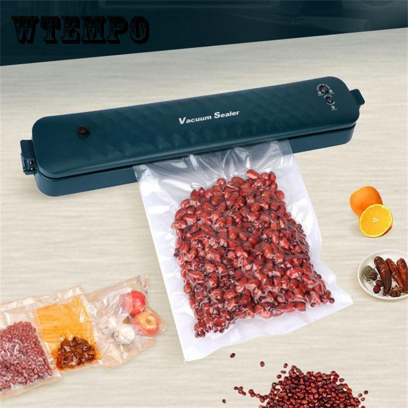 Вакуумная упаковочная машина, черный стиль, вилка европейского стандарта, пищевая вакуумная кухонная вакуумная упаковочная машина, маленькая запайочная машина