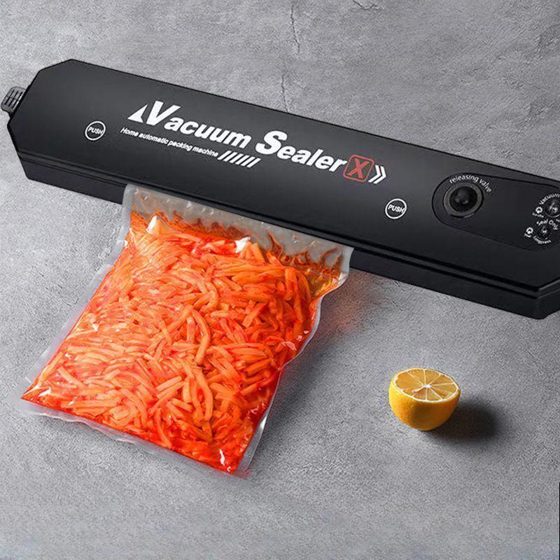 Бытовая вакуумная упаковочная машина Портативная небольшая вакуумная упаковочная машина Машина для обеспечения безопасности пищевых продуктов Коммерческая компрессорная вакуумная машина чёрный